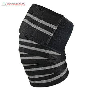 Coderas de neopreno de alta calidad OEM correas para levantamiento de pesas logotipo personalizado equipo de levantamiento de gimnasio material de algodón resistente - Product Image 5