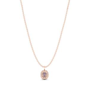 Colliers pendentifs REYES en argent sterling 925 de haute qualité, saphir bleu taille coussin de 2,48 carats avec moissanite, bijoux fins - Product Image 4