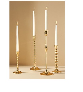 Support de bougie en laiton fait main de luxe pour hôtel et maison, qualité supérieure, taille personnalisée, couleurs personnalisées, logo, mariage, maison - Product Image 6