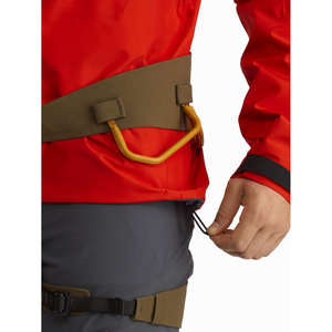 Chaqueta de esquí de concha dura con forro de 3 capas para hombre, chaqueta ligera impermeable transpirable con capucha y logotipo personalizado para exteriores de alto rendimiento - Product Image 5