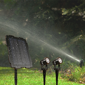 Lámpara Solar para Jardín de Alta Eficiencia, Ecológica e Impermeable, con <span class=keywords><strong>Panel</strong></span> Ajustable y Cable de 3m para Patio y Camino - Product Image 4