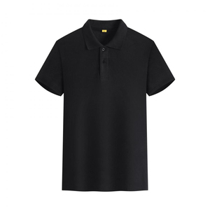 Tissu tricoté de haute qualité 100% coton pour hommes, avec logo brodé, à manches courtes et anti-rides, tailles mixtes pour le sport - Product Image 4