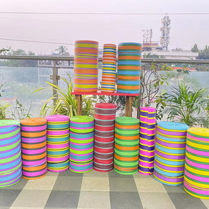 Grands sacs à provisions écologiques en polypropylène recyclé Sacs en plastique durables fabriqués en Inde Sac à linge d'approvisionnement en vrac - Product Image 1