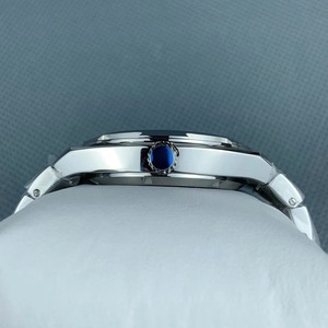Reloj de pulsera de acero inoxidable mecánico para hombre de alta calidad de fábrica, con espejo de zafiro, resistente al agua, con indicador de reserva de energía, King Steel - Product Image 2