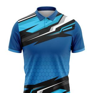 Faites votre propre conception et Logo Cricket Jersey 2025 nouveauté col rabattu Cricket t-shirt pour l'entraînement - Product Image 2