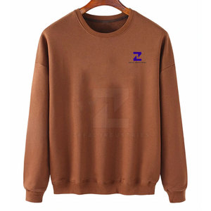 Diseñe su propia sudadera de mezcla de algodón transpirable ecológica informal sólida de invierno de alta calidad para hombre nuevo estilo cantidad a granel - Product Image 1