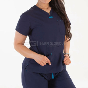 Uniformes Médicos para Hombre, Conjuntos de Uniformes para Doctores y Enfermeros, Uniformes de Hospital, Uso en Hoteles, Tela de Lona, Color y Logotipo Personalizables - Product Image 3