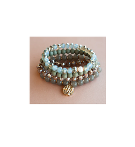 สร้อยข้อมือโบฮีเมียนสร้อยข้อมือดินโพลิเมอร์งานหัตถกรรม - Product Image 6