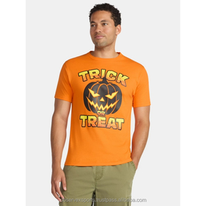 <b>Men's</b> Vintage Skull Design Heavyweight 100% Cotton Streetwear T-<b>Shirts</b> with Digital Printing Custom Regular Fit 220g - Product Image 6