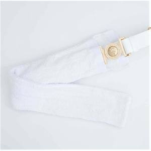 Boucle en chrome plaqué PVC blanc pour défilé - Product Image 2