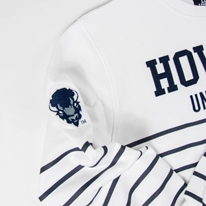 Pull rayé unisexe Howard University Vêtements HBCU brodés personnalisés pour l'hiver - Product Image 4