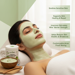 Mascarilla Facial, Nasal y Corporal en Polvo con Extracto de Centella, Tamaño Viaje, Calmante, Hidratante y Reparadora de la Piel - Product Image 2