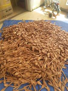 Bol et cuillère en bois du Vietnam de haute qualité, parfaits pour les marchés écologiques et les coffrets cadeaux - Product Image 6