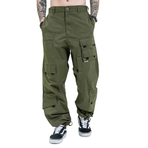 Cordón de calidad premium, pantalón de hombre cintura elástica pantalones Cargo transpirables y de secado rápido pantalones Cargo hombres pantalones Casuales - Product Image 6