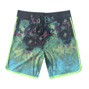 Short de plage personnalisé de qualité supérieure nouveauté Double ceinture maillot de bain respirant séchage rapide coupe-vent 100% Polyester - Product Image 5