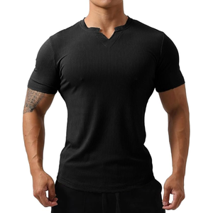 T-shirt en coton avec impression personnalisée de haute qualité en microfibre Crew Fitness col arrondi sport hommes blanc respirant - Product Image 1