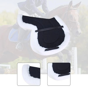 Almohadillas de lujo para sillas de montar de caballo al por mayor, fabricante, tamaño, color y logotipo personalizados para disciplinas de equitación inglesa - Product Image 2