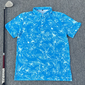 ... Camisa Polo de golf de manga corta para hombre con cuello Top transpirable para gimnasio al aire libre caminar deportes y comodidad casual - Product Image 5