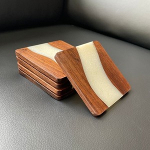 Epoxy Resin <b>Coasters</b> Mats & Pads Epoxy Wood <b>Coasters</b> Anti Skid Cup Mat Available in Other Pattern Tableware Coffee <b>Table</b> <b>Coaster</b> - Product Image 4