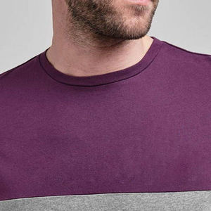 T-shirts grande taille pour hommes de haute qualité Logo personnalisable toile respirante vêtements d'été avec col rond en gros - Product Image 5