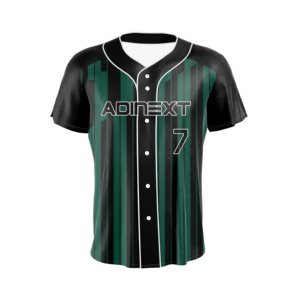 High Quality Custom Men's Sportswear Hot Selling Soft Fabric <b>Baseball</b> Softball Jersey Breathable Embroidered Sublimation Jersey - Product Image 5