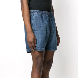 Pantalones cortos transpirables y de secado rápido para hombre de manga corta con lavado ácido para hombre teñidos lisos en diferentes tamaños - Product Image 2