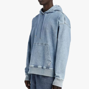 เสื้อฮู้ดกางเกงยีนส์แบบสวมหัวแขนยาวทรงทันสมัย - Product Image 5