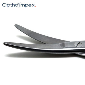Ciseaux chirurgicaux pour animaux, instruments vétérinaires, lames de précision en acier inoxydable, manche courbé et droit, outils de procédure médicale - Product Image 6