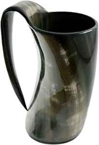 Taza de cerámica tallada vikinga natural hecha a mano para café o cerveza personalizada para uso en el hogar, hotel, restaurante, directo desde la India - Product Image 4