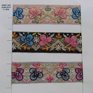 ลูกไม้ปักด้ายสีทองเป็นมิตรกับสิ่งแวดล้อมสำหรับใส่ตอนเย็น - Product Image 1