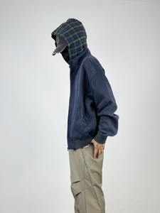 ชุดเสื้อฮู้ดผู้ชายชุดเสื้อสเวตเตอร์แบบสวมศีรษะแบบมีฮู้ดสำหรับผู้ชายเสื้อผ้าแนวสตรีทแบบกำหนดได้เอง - Product Image 6