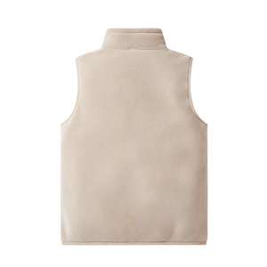Gilet en polaire réversible décontracté pour homme sur mesure, taille plus, veste d'hiver imperméable, fermeture éclair, tendance, chaud, à capuche, service OEM - Product Image 2