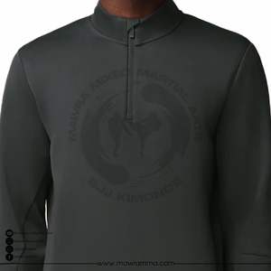 Sweat-shirt à fermeture éclair sur le côté, unisexe, de haute qualité, respirant, pour l'extérieur, en polaire, avec logo personnalisé brodé, OEM, vente en gros - Product Image 3