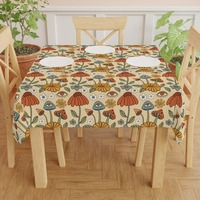 Nappe élégante classique imprimée en lin naturel personnalisable, faite à la main, qualité supérieure, pour salle à manger, mariages, fêtes TARUNA TEX