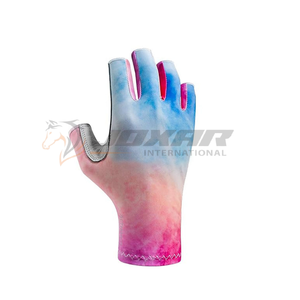 Guantes de pesca con protección UV con tela elástica, comodidad ligera y puntas de dedos abiertas para atar nudos y gestión de cebo - Product Image 4