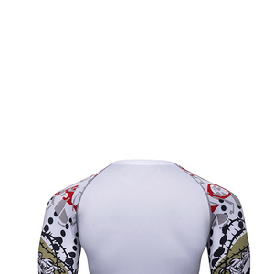 Camiseta de Compresión Sublimada Unisex con Protección UV de Manga Larga Personalizada con Logotipo, Spandex/Poliéster de Alta Elasticidad para MMA BJJ - Product Image 6