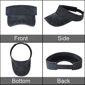 Wholesale High Quality Denim Sun Visor Hats Adjustable Hat Golf <b>Tennis</b> Summer Casual Sports Sun Visor <b>Caps</b> - Product Image 2