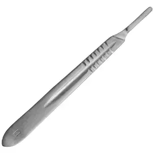 经济型手术刀手柄，用于高质量性能的不锈钢手术手术刀手柄，符合人体工程学的手柄No 3至5