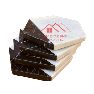 Venta caliente 2025 Último diseño Diseño de lujo Venta caliente Posavasos de mármol Juego de Costers a precio mayorista - Product Image 2