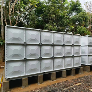 Réservoir d'eau modulaire en panneaux FRP SMC de qualité alimentaire pour le stockage d'eau potable dans les hôpitaux - Product Image 5