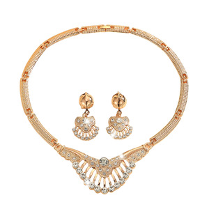 Set di Gioielli Placcati Oro Yi Sugar, Nuova Collezione, Vendita Calda, Collana Economica per Feste, Matrimoni, Fidanzamenti, Gioielli Turchi con Strass - Product Image 5