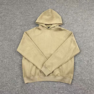 Men's 100% Cotton <b>Thick</b> Heavy <b>Fleece</b> High Quality Eco-Friendly Rhinestone Custom Logo Blank Regular Fit Streetwear Pullover - Product Image 3