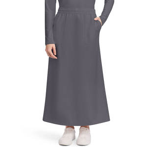 Material duradero Scrub Faldas Más vendidos Bajo MOQ Scrub Faldas Color personalizado Precio barato Scrub Falda hecha en Pakistán - Product Image 6