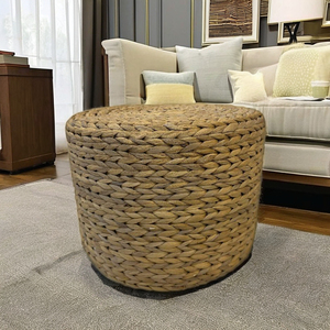 เก้าอี้ห้องนั่งเล่นทรงกลมทำจากผักตบชวาที่เป็นมิตรกับสิ่งแวดล้อม - Product Image 1
