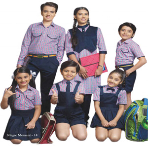 Logo sur mesure vêtements pour enfants et étudiants garçons et filles ensemble d'uniformes d'école primaire et secondaire - Product Image 2