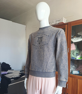Sudadera de lavado con ácido Unisex de calidad de lujo, ropa de calle bordada personalizada, sudadera de alta calidad para hombres - Product Image 4