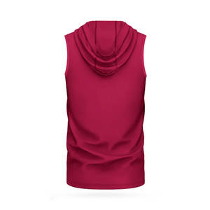 Wholesale OEM Service Latest Design <b>Men</b> <b>Sleeveless</b> Hoodies Made In Pakistan <b>Sleeveless</b> Hoodies - Product Image 4