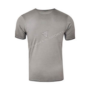 T-shirt personnalisé pour homme, effet délavé, streetwear, hip hop, 100% coton, impression personnalisée, coupe classique, vintage, manches courtes, léger - Product Image 3