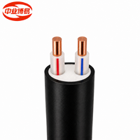 YJV 2-adriges 2,5mm² Kupfer-Stromkabel 0,6/1kV XLPE-isoliertes PVC-ummanteltes Kabel für Steckdosen und Stromverkabelung