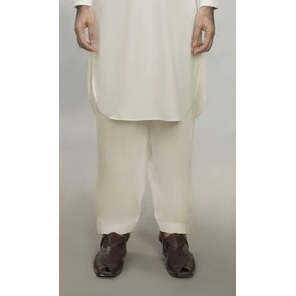 Pantalones Shalwar Básicos Color Crema SH-BLD22-001 - Product Image 1